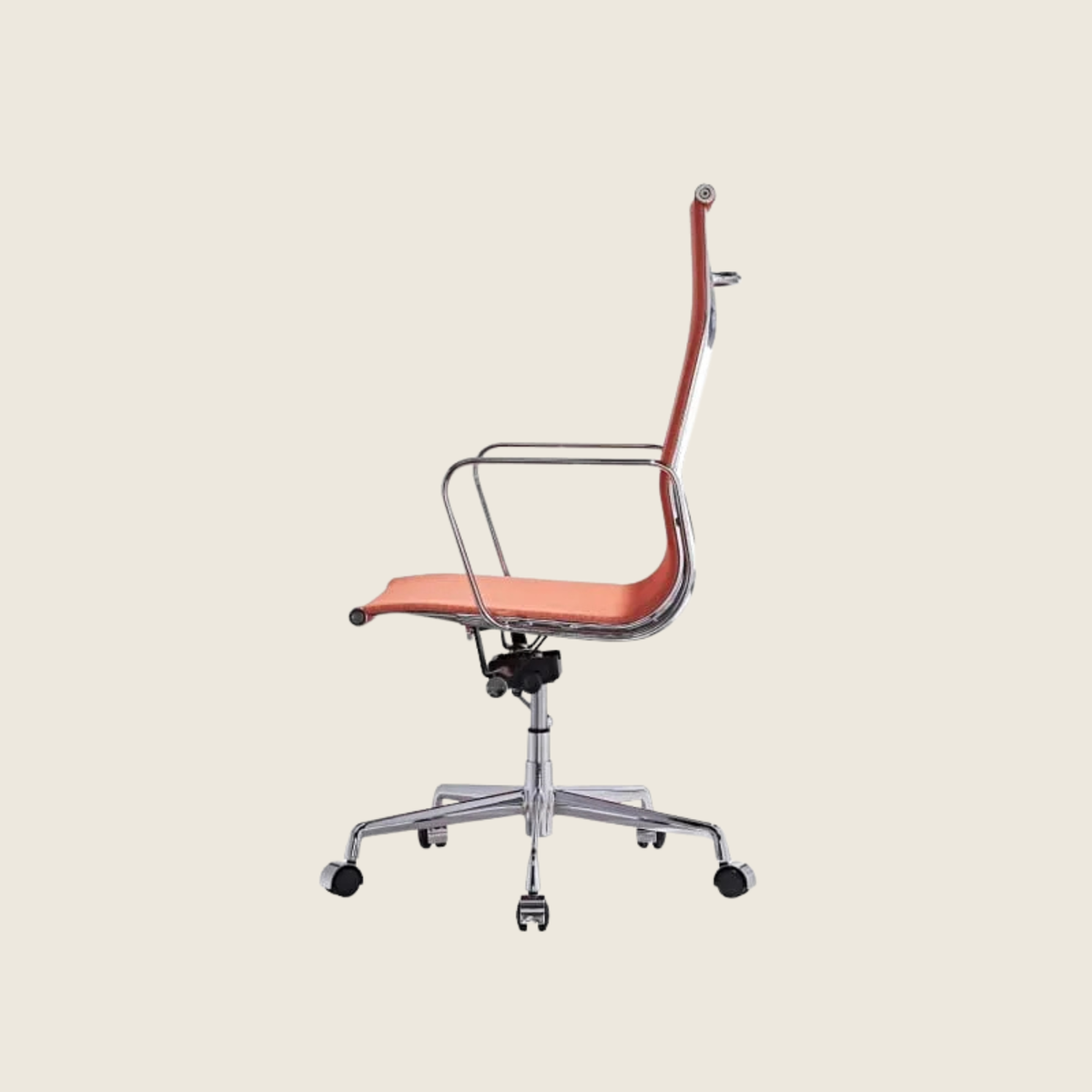 ORANGE — EA119 High Back Mesh Office Chair, rear three-quarter view