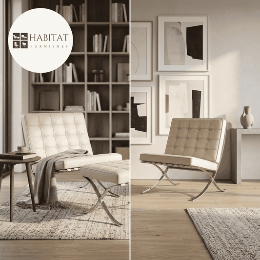 Barcelona Chair With or Without Ottoman: How to Choose for Your Room