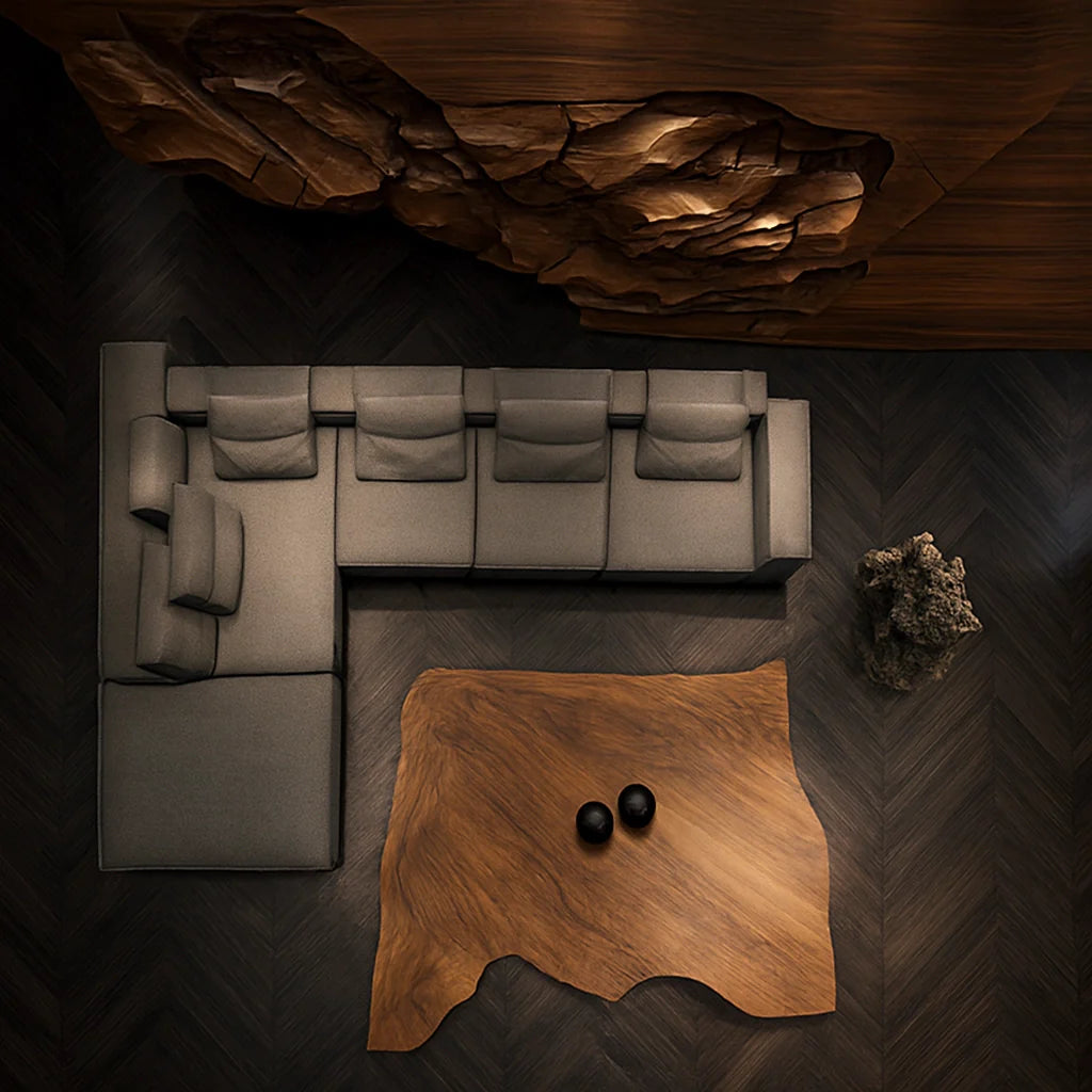 How to Layer Textures in a Mid-Century Living Room Without Clutter