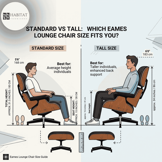 Standard vs Tall: Which Eames Lounge Chair Size Fits You? (UK Height Guide)