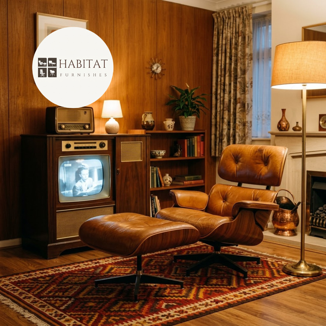 The Eames Lounge Chair Story: From 1956 TV Studio to UK Living Rooms