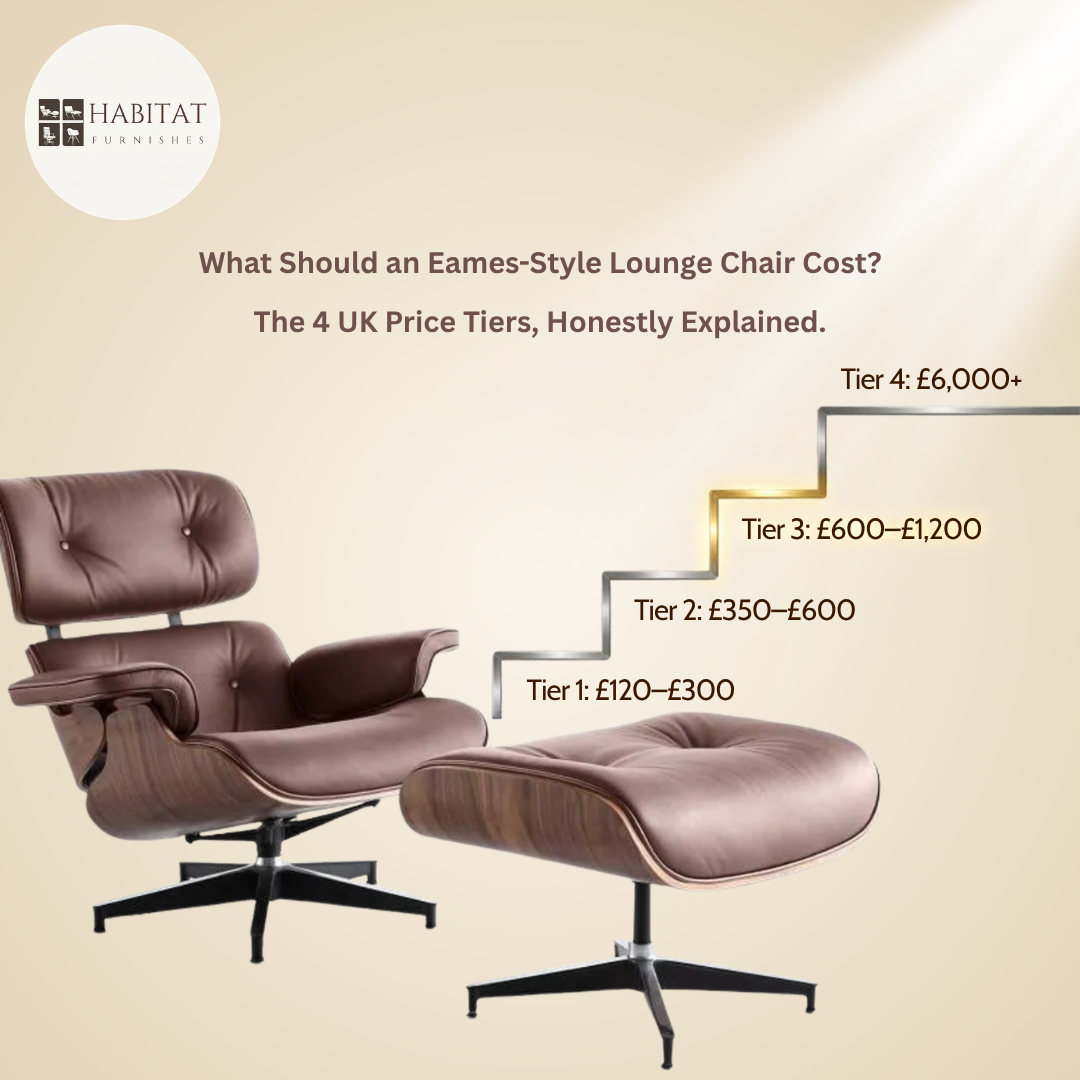 What Should an Eames-Style Lounge Chair Cost? UK Price Tiers Explained
