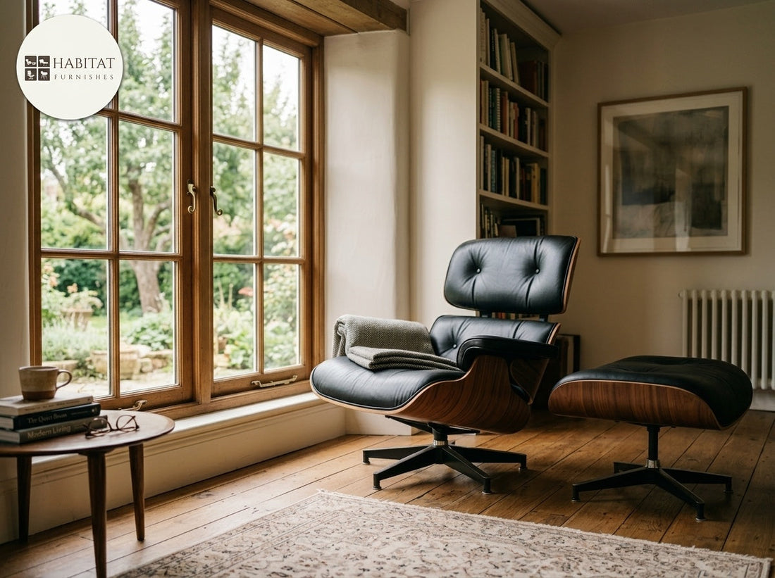 Mid Century Reading Chair with Ottoman: Why the 1956 Design Wins