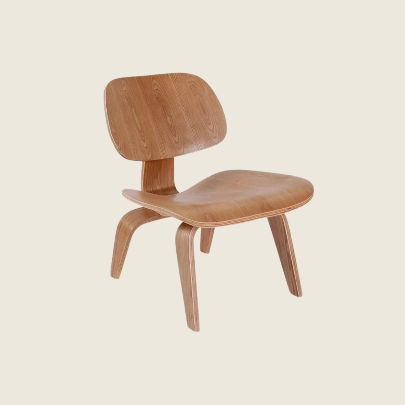 Charles Eames Style LCW Moulded Plywood Chair – Ashwood