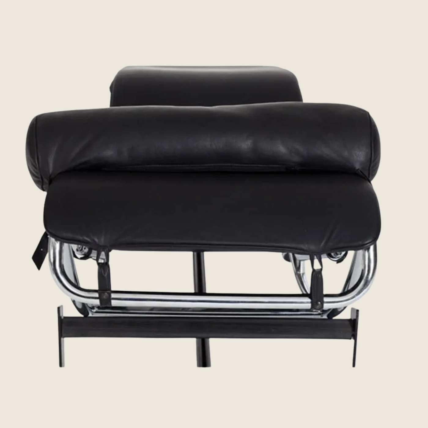 Le Corbusier Inspired Mid-Century LC4 Chaise Longue – Black