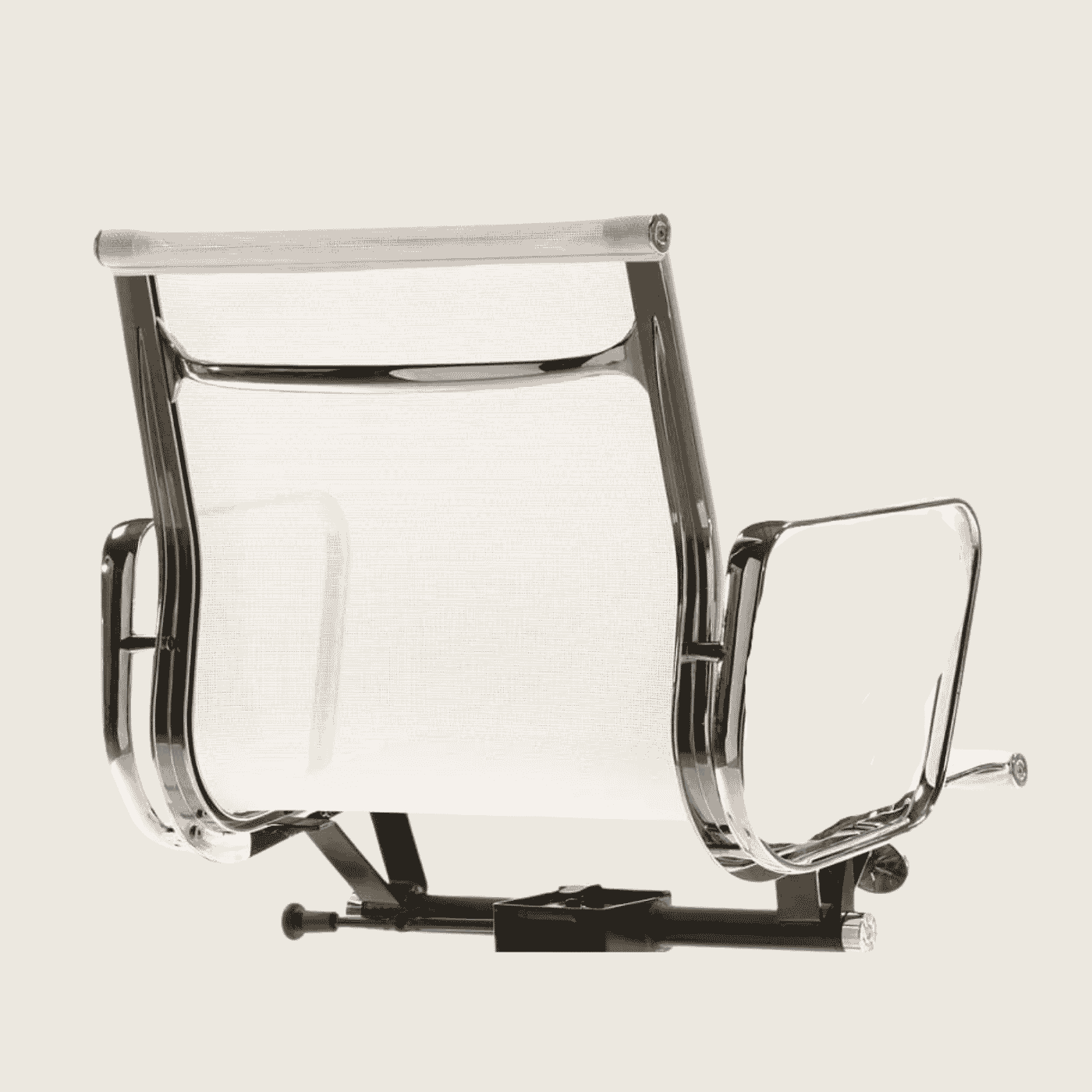 Eames Inspired EA117 Low Back Mesh Office Chair – White, additional angle