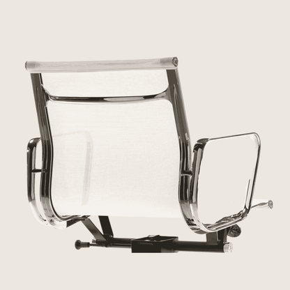 Eames Inspired EA117 Low Back Mesh Office Chair – White, additional angle