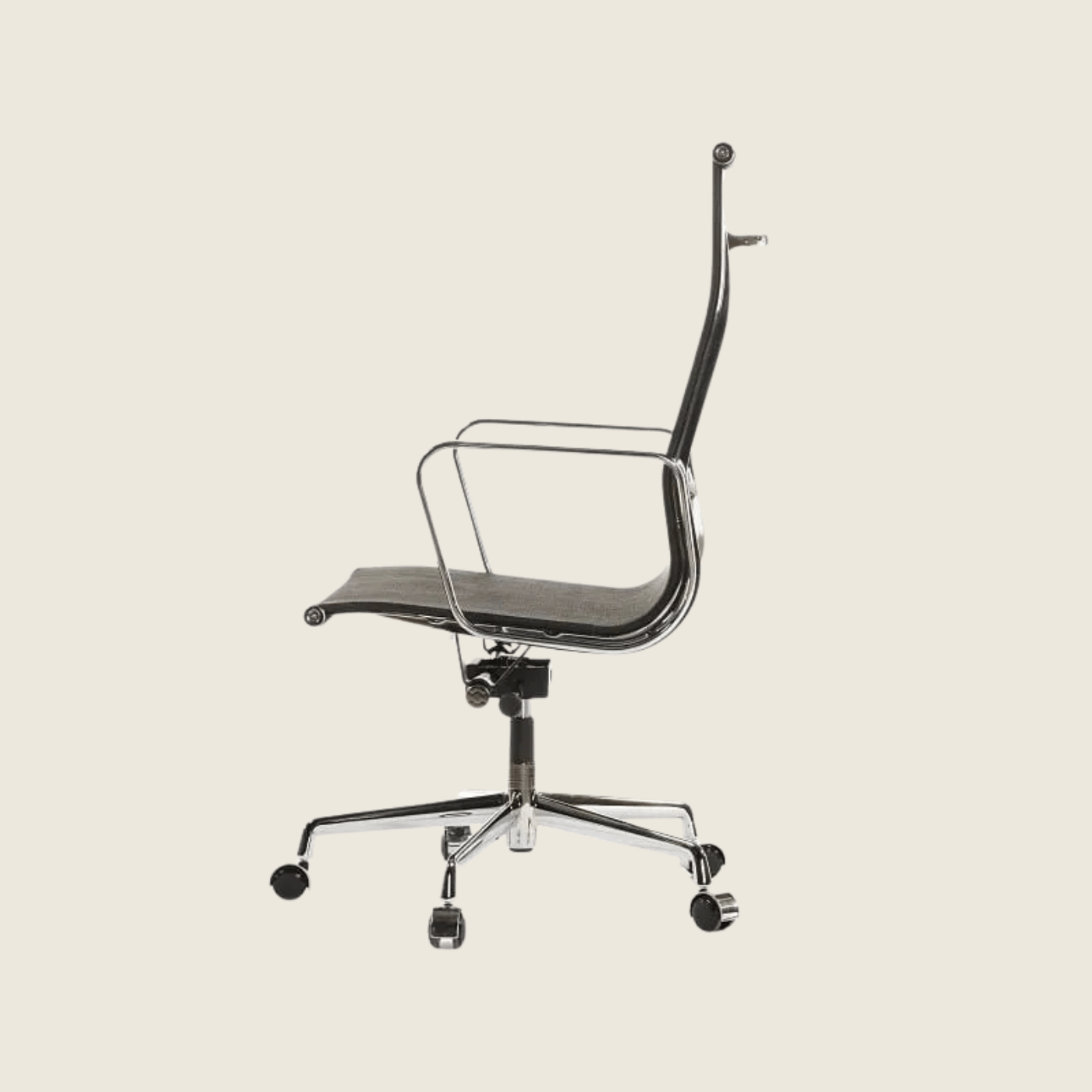 BLACK — EA119 High Back Mesh Office Chair, rear three-quarter view