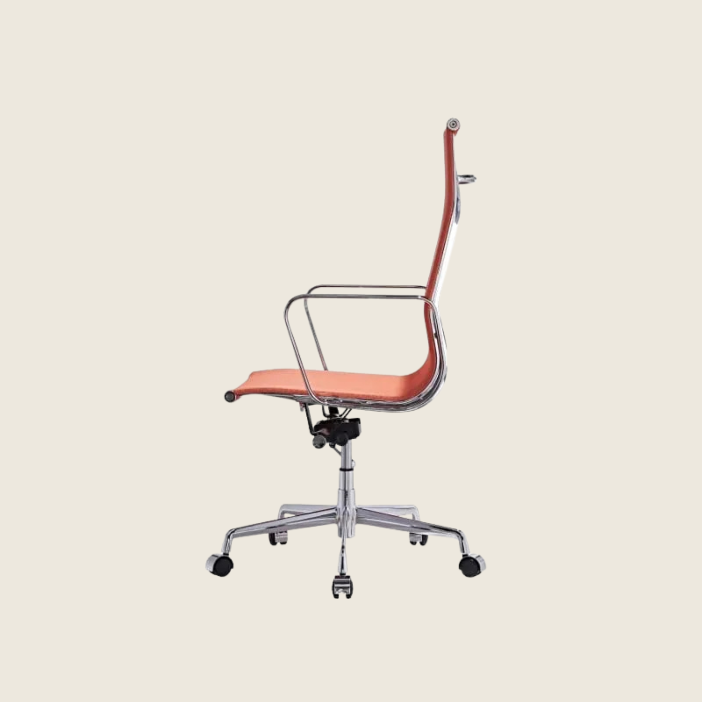 ORANGE — EA119 High Back Mesh Office Chair, rear three-quarter view