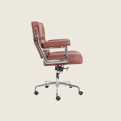TAN BROWN — ES 104 Executive Lobby Chair, rear three-quarter view